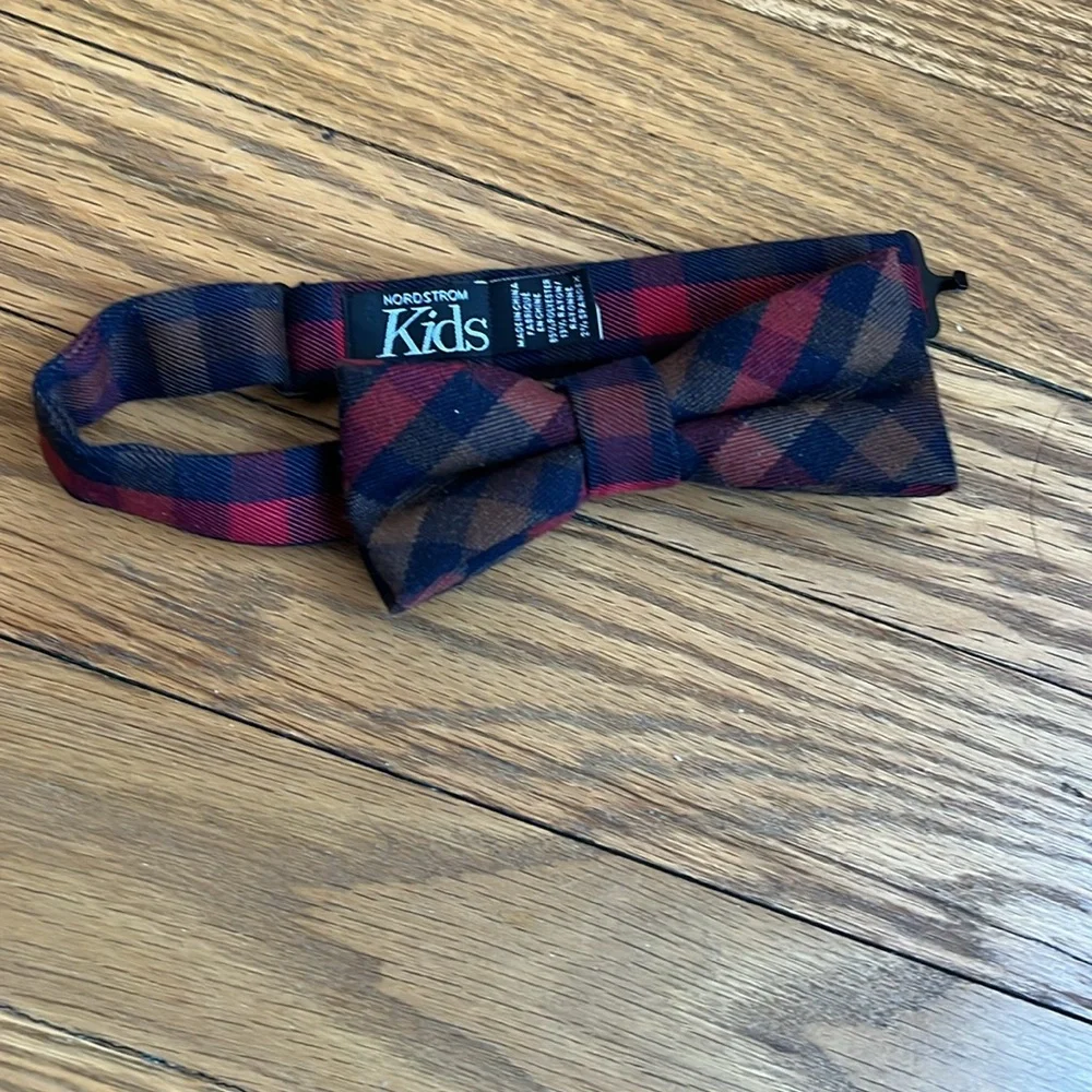 Nordstrom Kids Plaid Bow Tie